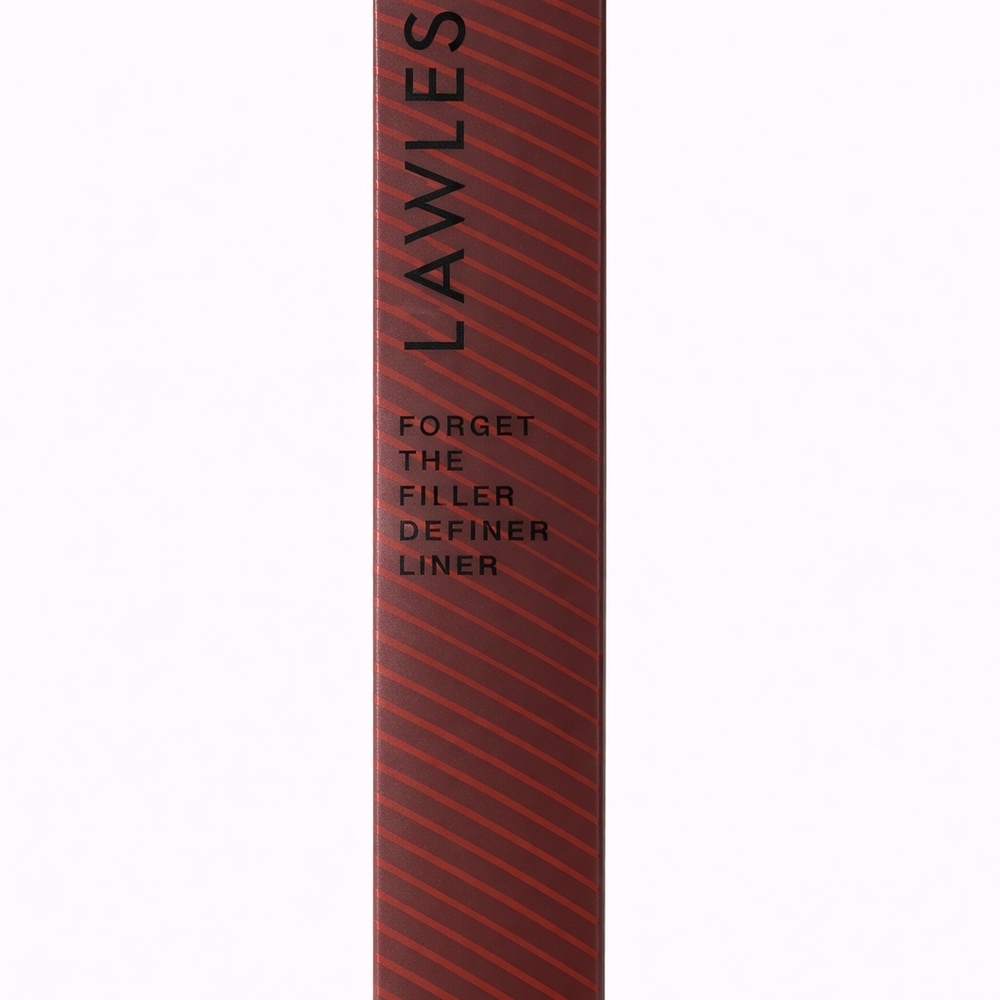 LAWLESS Deep Red Striped Eyeliner Box